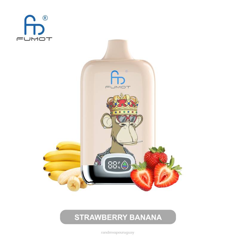 Fumot Original RandM Digital Box Dispositivo de vapeo con pantalla de líquido y batería 12000 cola de cereza J6Z016 RandM Vape Buy Online