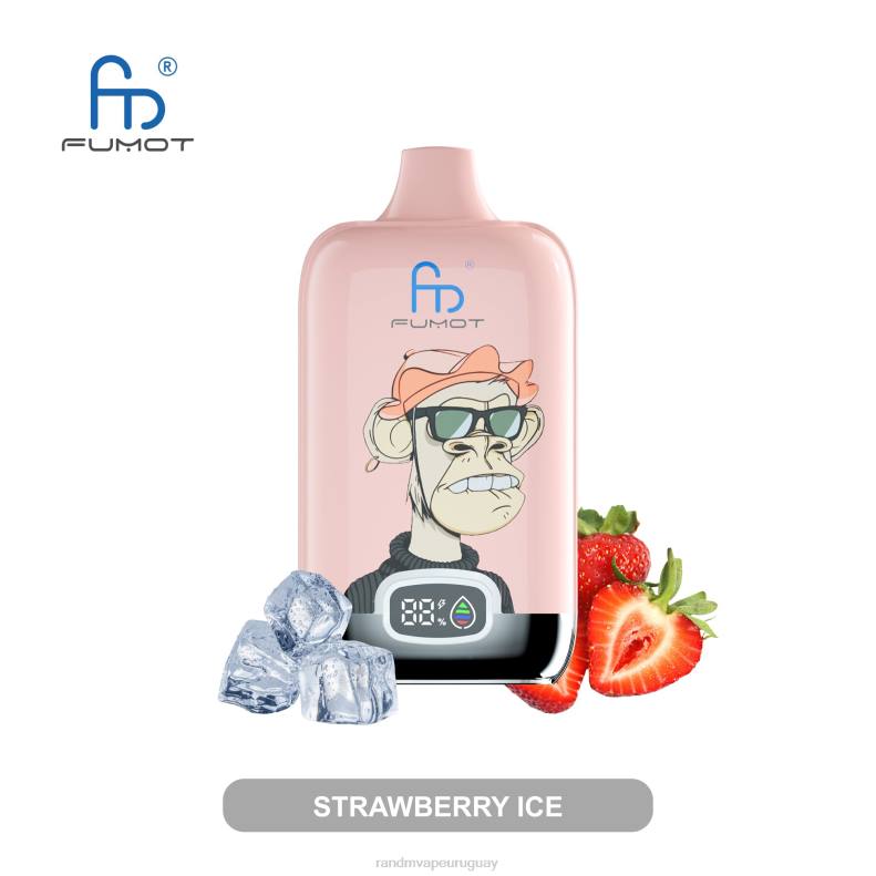 Fumot Original RandM Digital Box Dispositivo de vapeo con pantalla de líquido y batería 12000 hielo de fresa J6Z09 RandM Tornado Vape Precio