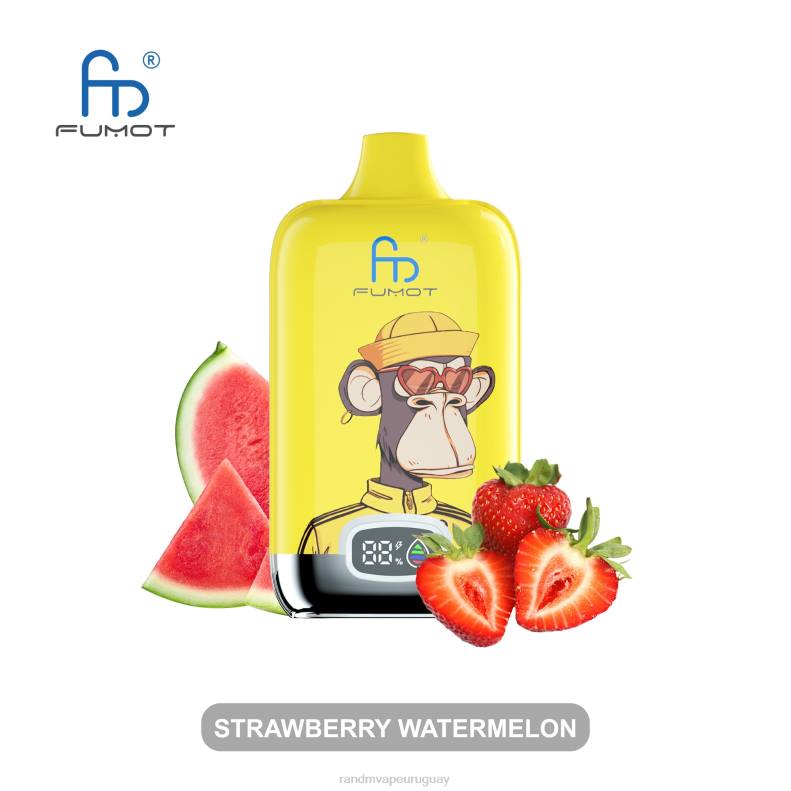 Fumot Original RandM Digital Box Dispositivo de vapeo con pantalla de líquido y batería 12000 sandia fresa J6Z05 RandM Vape Discount Code