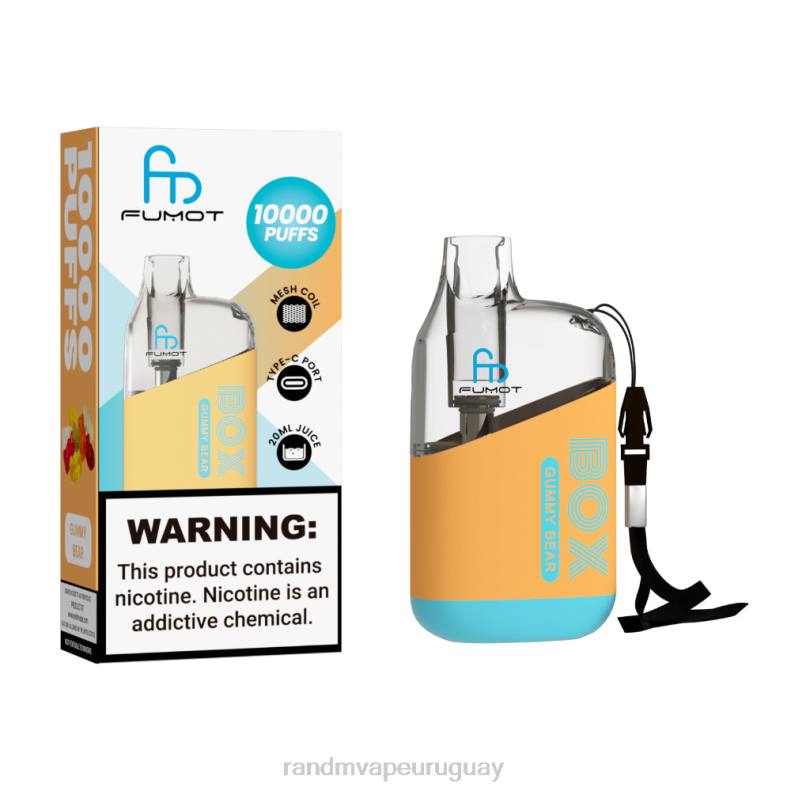 Fumot Original RandM Tornado Box Dispositivo vapeador con control de flujo de aire 10000 1 ud. frambuesa arándano J6Z095 RandM Vape Discount Code