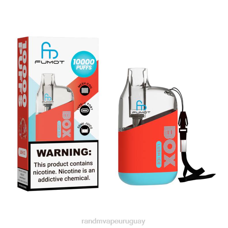 Fumot Original RandM Tornado Box Dispositivo vapeador con control de flujo de aire 10000 1 ud. frambuesa arándano J6Z095 RandM Vape Discount Code