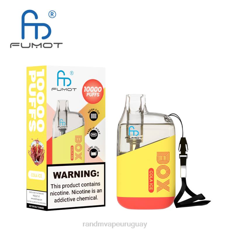 Fumot Original RandM Tornado Box Dispositivo vapeador con control de flujo de aire 10000 1 ud. hielo de cola J6Z0100 Fumot RandM Vape