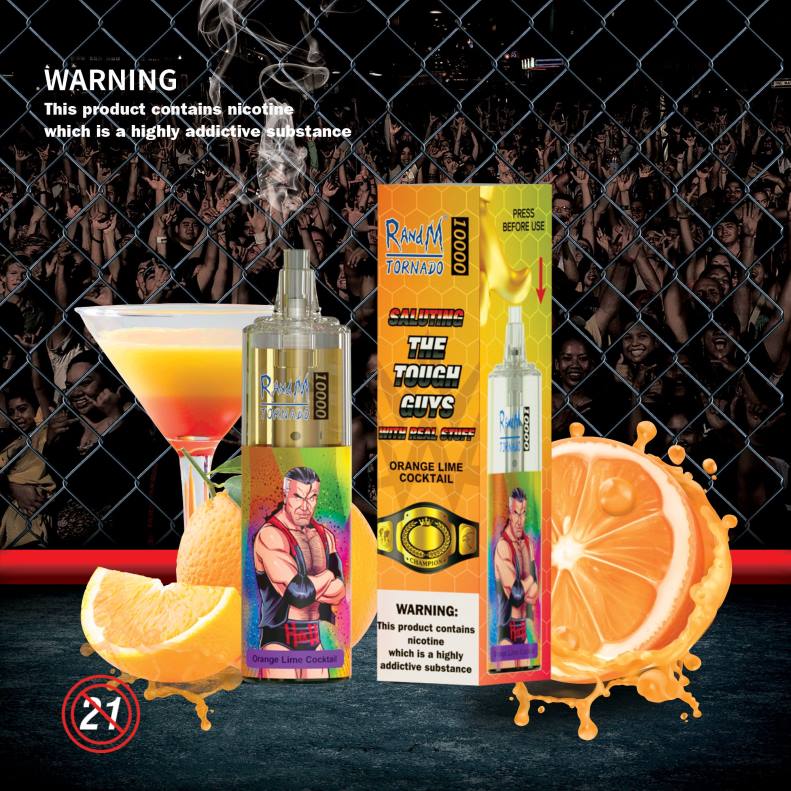 RandM Tornado Dispositivo vapeador con control de flujo de aire 10000 1 ud. cóctel de naranja y lima J6Z0122 RandM Tornado Uruguay