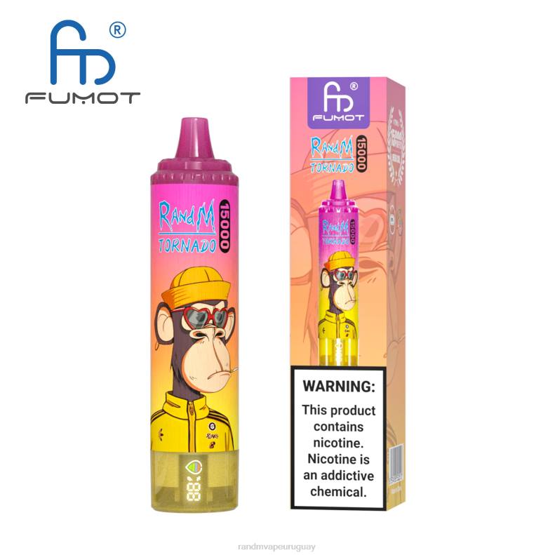 Fumot RandM Tornado Dispositivo vape 15000 con batería y pantalla ejuice versión 1 hielo de fresa J6Z025 RandM Vape Discount Code