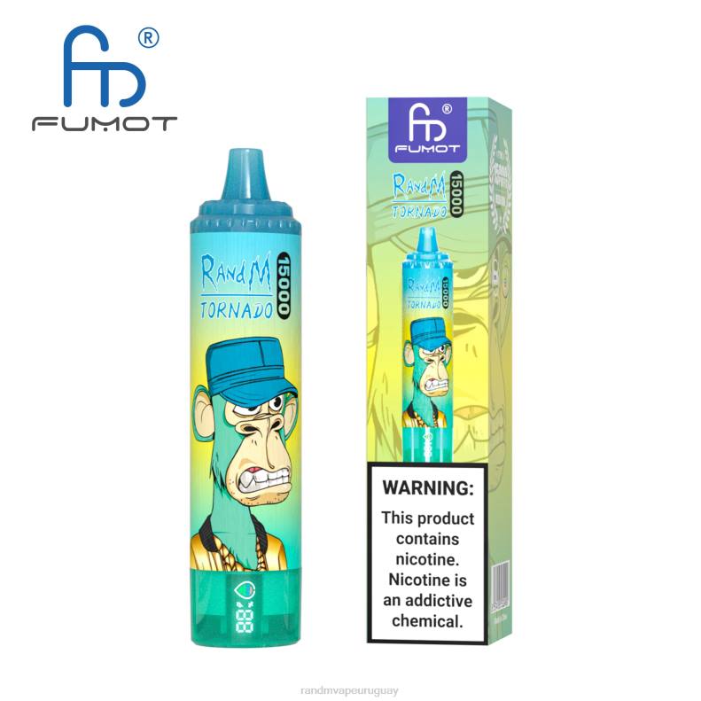 Fumot RandM Tornado Dispositivo vape 15000 con batería y pantalla ejuice versión 1 hielo de fresa J6Z025 RandM Vape Discount Code
