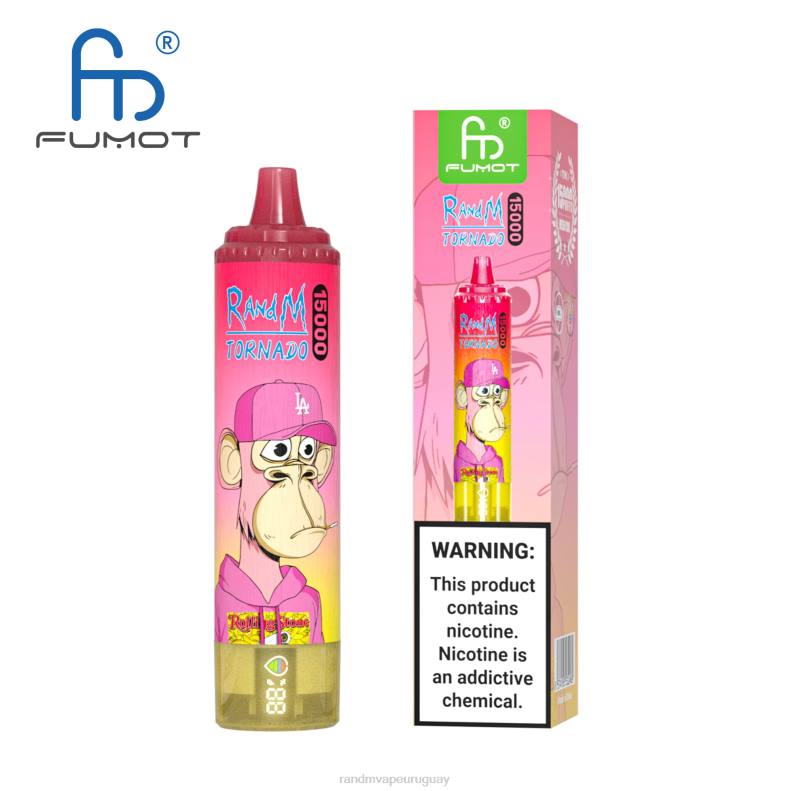 Fumot RandM Tornado Dispositivo vape 15000 con batería y pantalla ejuice versión 1 hielo de fresa J6Z025 RandM Vape Discount Code