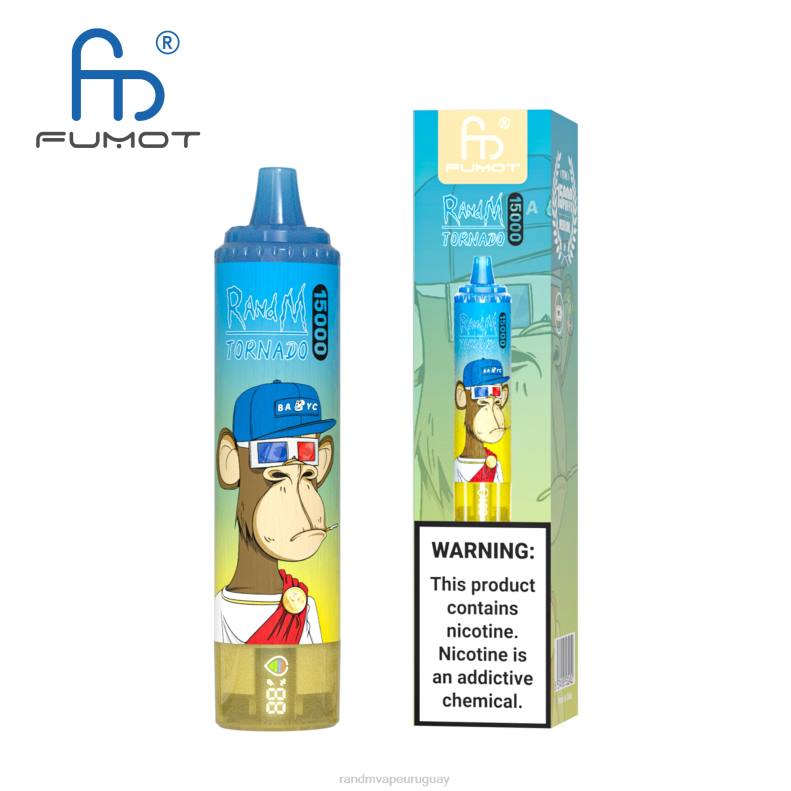 Fumot RandM Tornado Dispositivo vape 15000 con batería y pantalla ejuice versión 1 hielo de fresa J6Z025 RandM Vape Discount Code