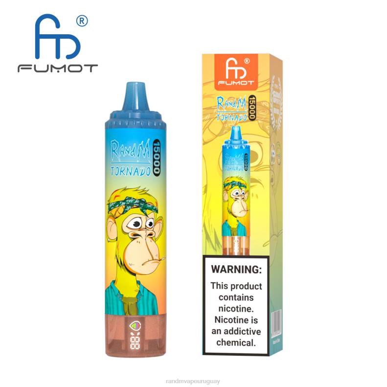 Fumot RandM Tornado Dispositivo vape 15000 con batería y pantalla ejuice versión 1 hielo de fresa J6Z025 RandM Vape Discount Code