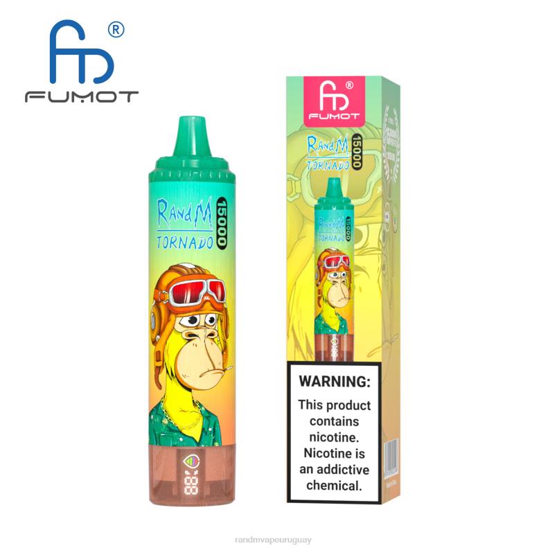 Fumot RandM Tornado Dispositivo vape 15000 con batería y pantalla ejuice versión 1 hielo de fresa J6Z025 RandM Vape Discount Code