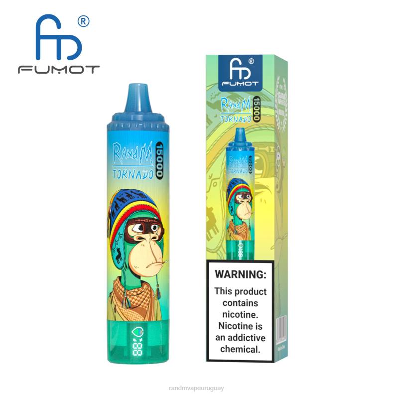 Fumot RandM Tornado Dispositivo vape 15000 con batería y pantalla ejuice versión 1 hielo de fresa J6Z025 RandM Vape Discount Code