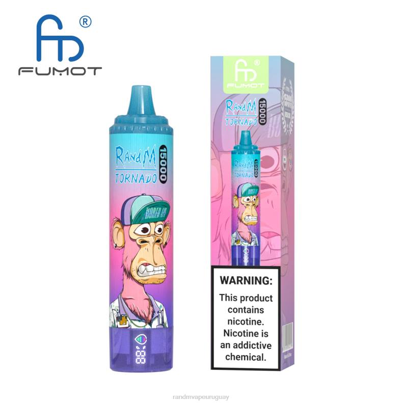 Fumot RandM Tornado Dispositivo vape 15000 con batería y pantalla ejuice versión 1 hielo de fresa J6Z025 RandM Vape Discount Code