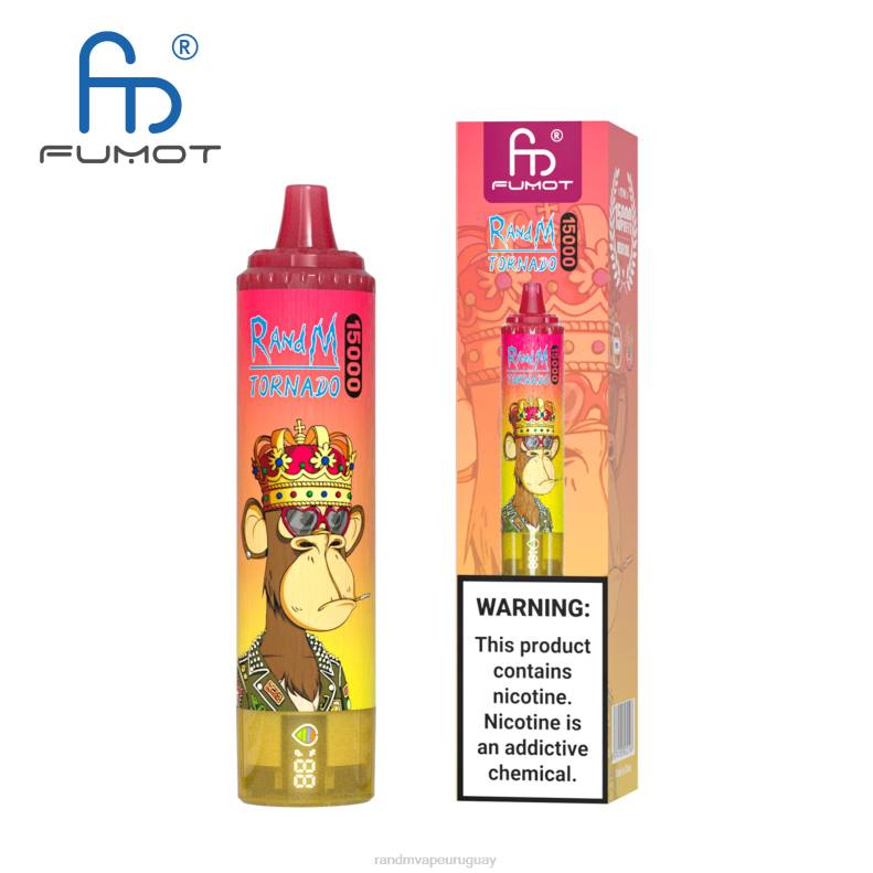 Fumot RandM Tornado Dispositivo vape 15000 con batería y pantalla ejuice versión 1 hielo de uva J6Z027 RandM Tornado Vape Shop