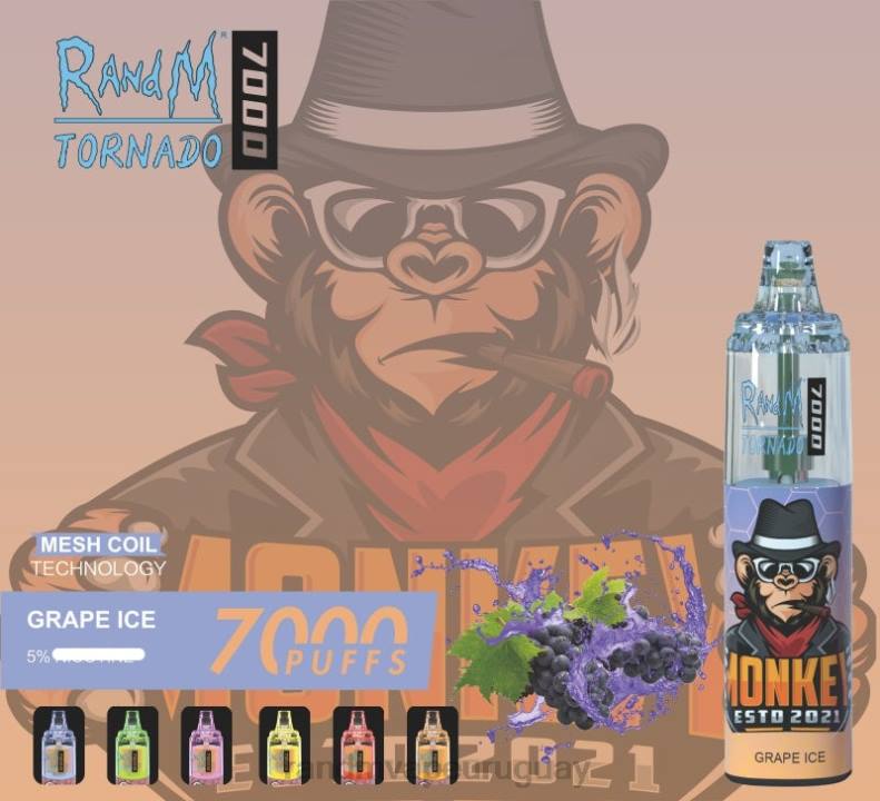 RandM Tornado Dispositivo vapeador con control de flujo de aire 7000 1 ud. bayas mixtas J6Z0176 RandM Vape Buy Online