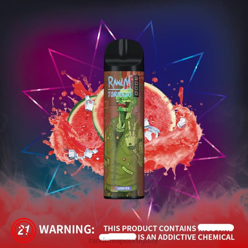 RandM Tornado Dispositivo vapeador con control de flujo de aire 8000 1 ud. hielo exuberante J6Z0236 RandM Vape Buy Online