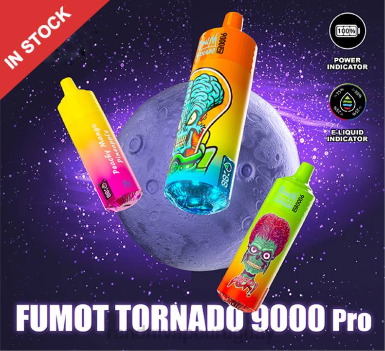 Fumot RandM Tornado Dispositivo vape 9000 pro con batería y pantalla ejuice versión 2 Lima Limon J6Z0215 RandM Vape Discount Code