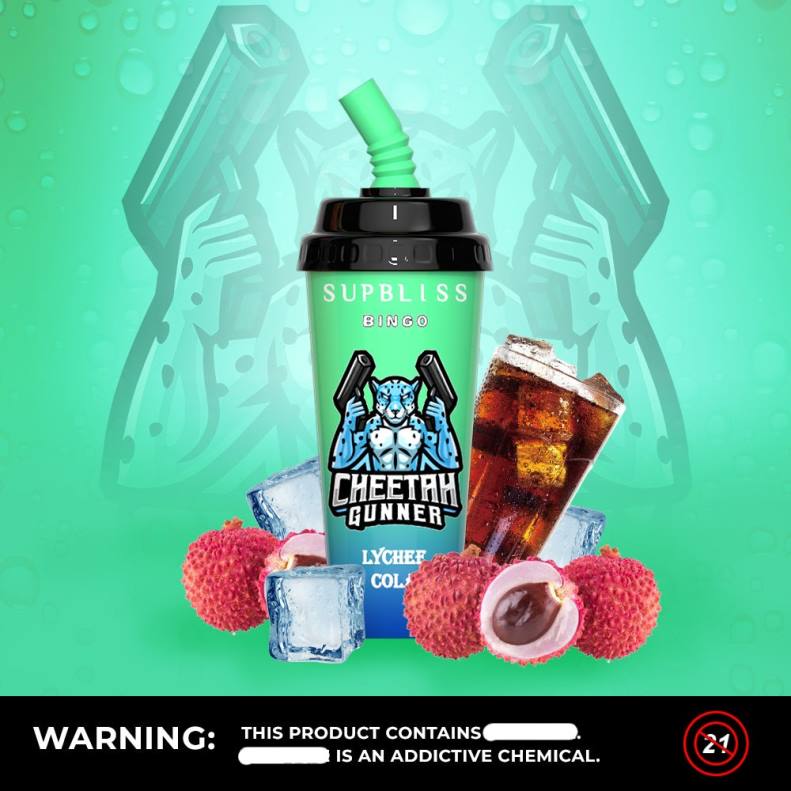 RandM Supbliss Bingo Dispositivo de vapeo 8000 1 ud. cola de lichi J6Z0264 RandM Vape Sale
