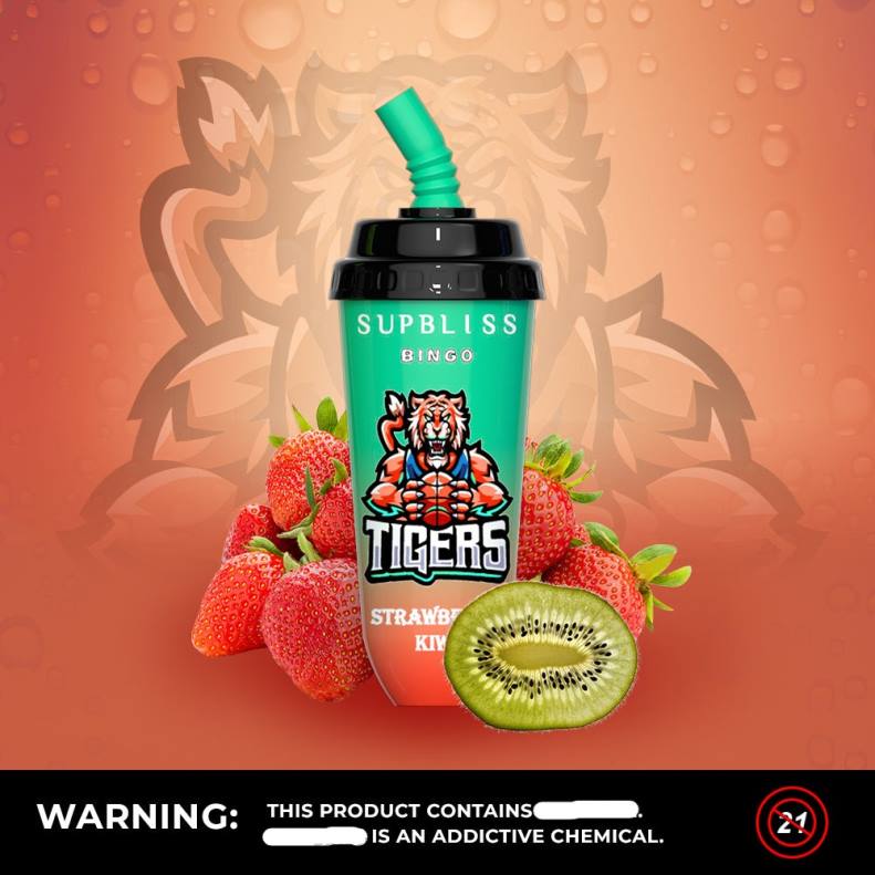 RandM Supbliss Bingo Dispositivo de vapeo 8000 1 ud. kiwi fresa J6Z0255 RandM Vape Discount Code