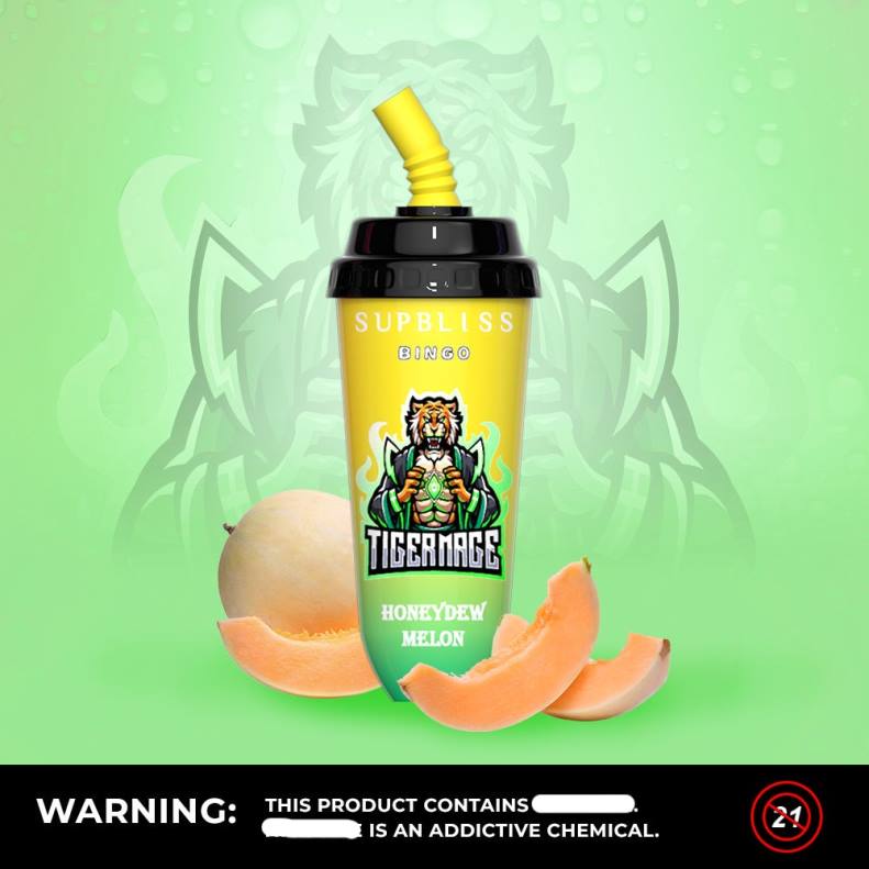RandM Supbliss Bingo Dispositivo de vapeo 8000 1 ud. mango durazno J6Z0263 RandM Tornado Montevideo