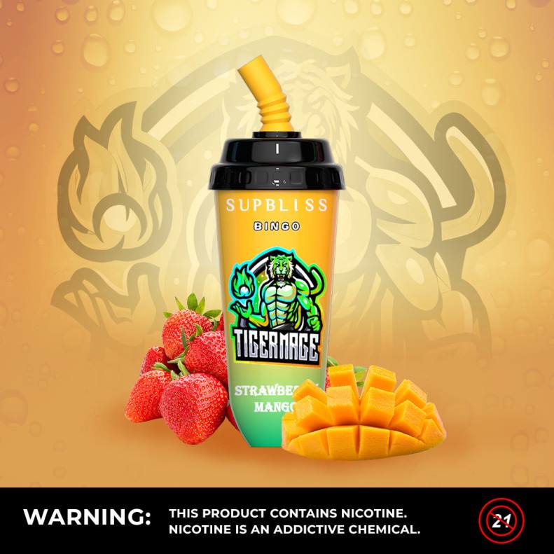 RandM Supbliss Bingo Dispositivo de vapeo 8000 1 ud. mango fresa J6Z0259 RandM Tornado Vape Precio