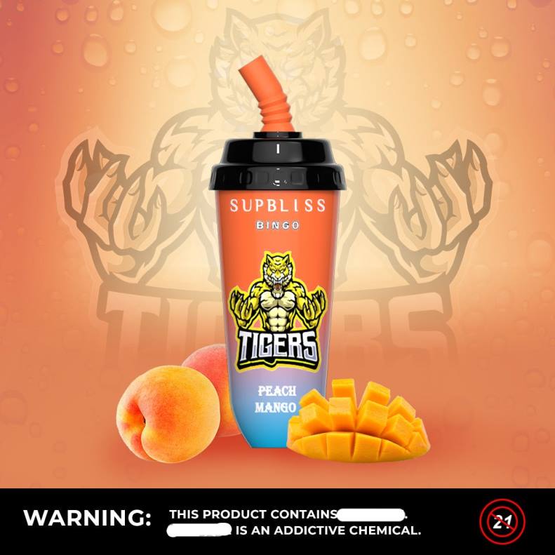 RandM Supbliss Bingo Dispositivo de vapeo 8000 1 ud. mango fresa J6Z0259 RandM Tornado Vape Precio