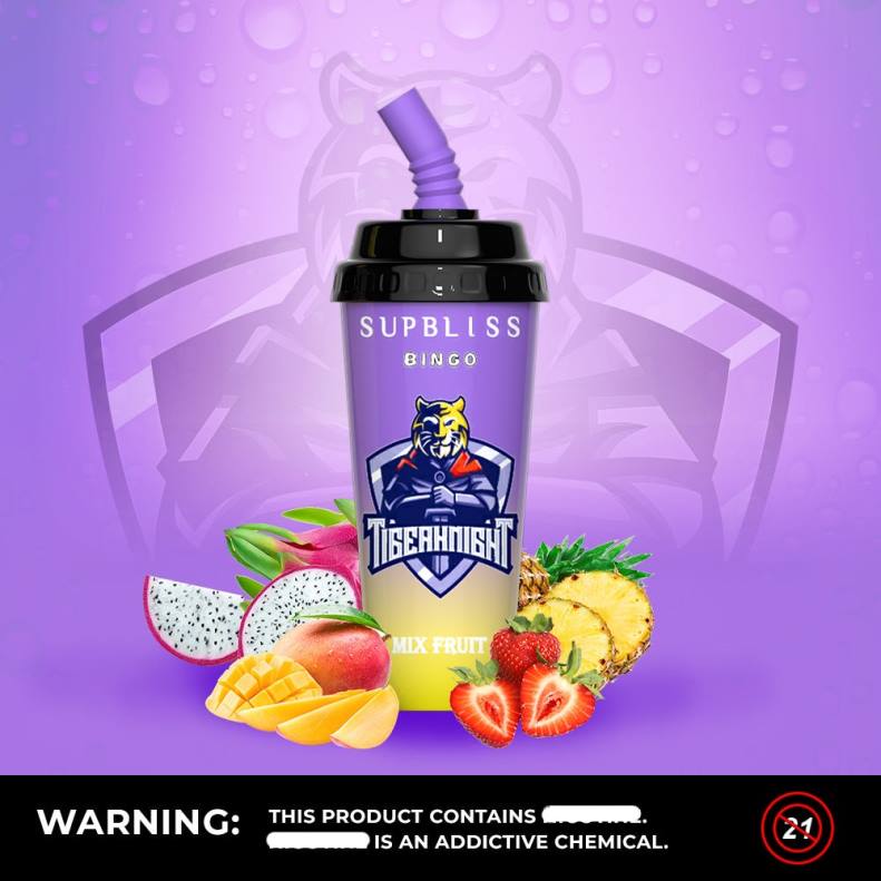 RandM Supbliss Bingo Dispositivo de vapeo 8000 1 ud. uva sakura J6Z0261 RandM Vape Uruguay