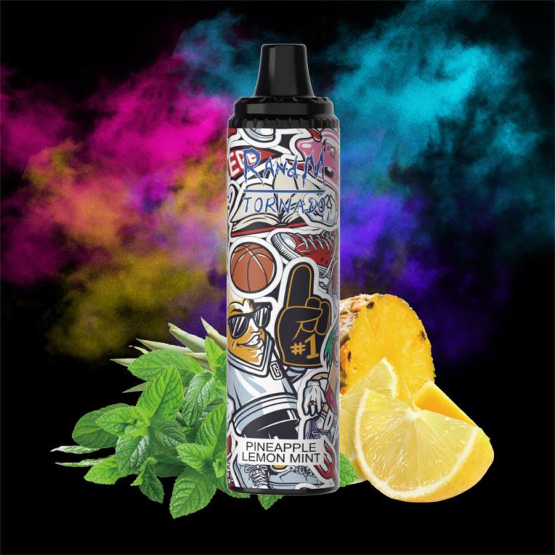 RandM Tornado Dispositivo vape pod con control de flujo de aire 6000 1 pieza helado de fresa J6Z0295 RandM Vape Discount Code